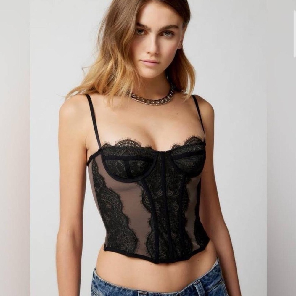 Urban Outfitters Women’s Corset- Black